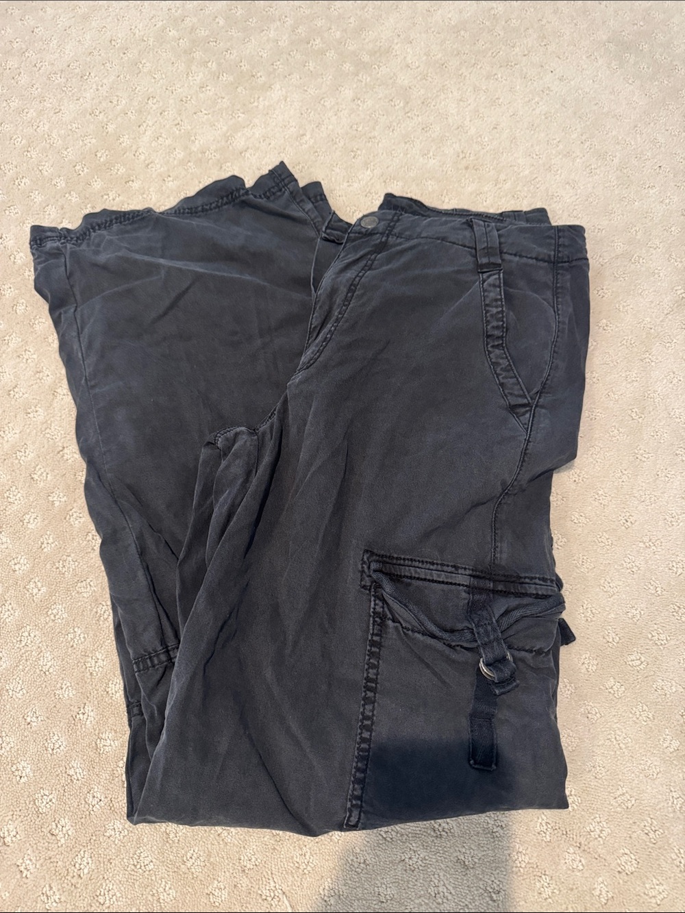 American Eagle Outfitters Women's Dark Gray Cargo Pants